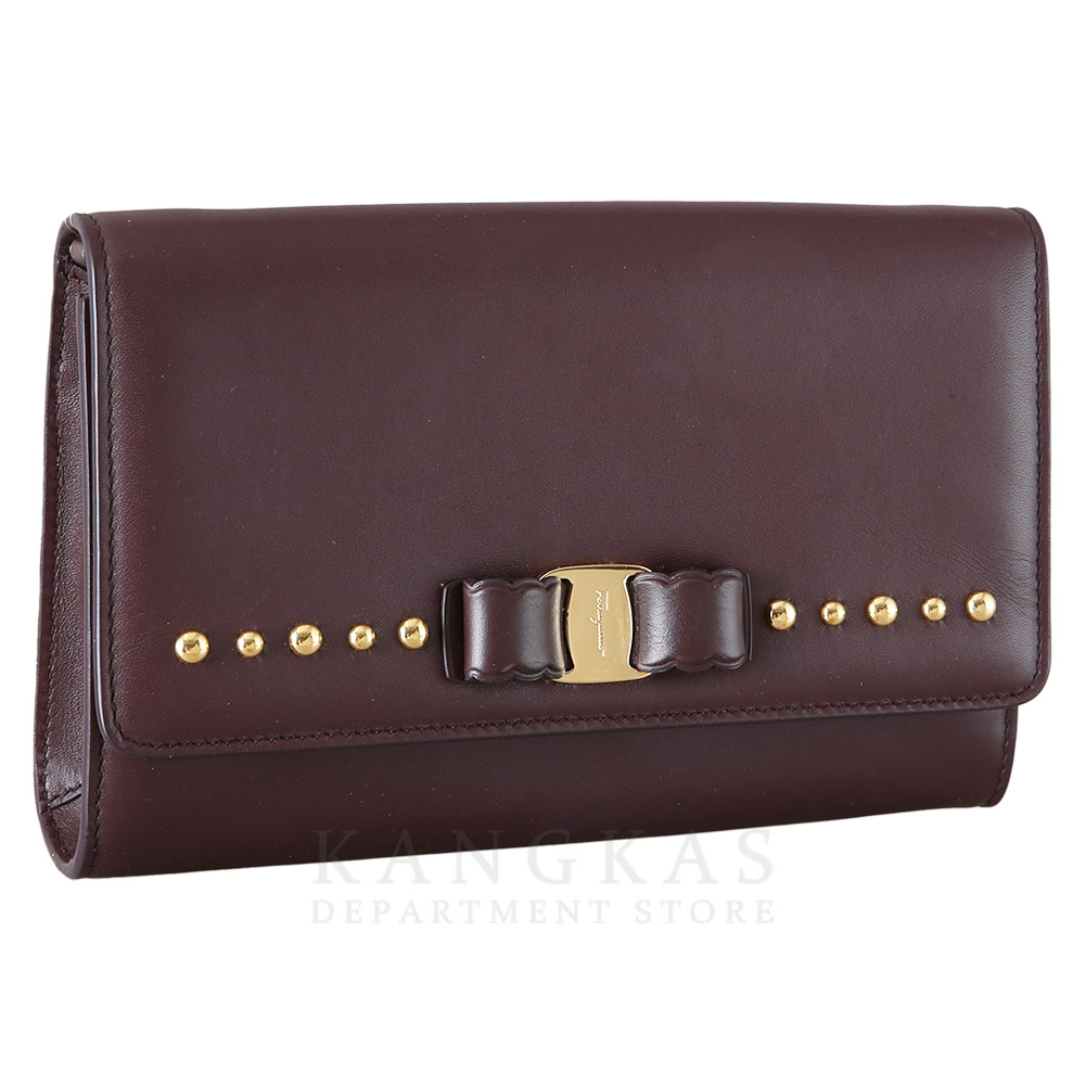 FERRAGAMO(USED)페레가모 간치니 스터드 미니 체인 크로스백